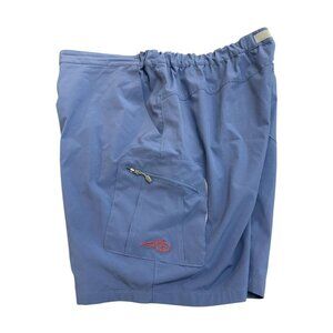 REEL LIFE Light Weight Outdoor Shorts Men’s Size XXL 2XL Blue Lined Pockets
